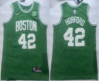 Men's Boston Celtics #42 Al Horford Green Icon Sponsor Swingman Jersey