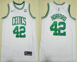 Men's Boston Celtics #42 Al Horford White Icon Sponsor Swingman Jersey