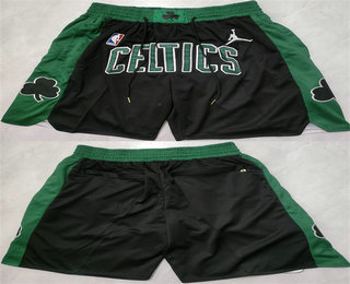 Men's Boston Celtics Black 2023 Statement Swingman Shorts 11