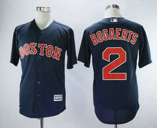 Men's Boston Red Sox #2 Xander Bogaerts Navy Blue New Cool Base Stitched MLB Jersey