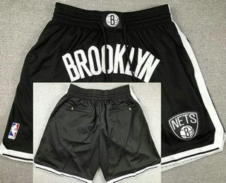 Men's Brooklyn Nets Black 2023 Just Don Shorts