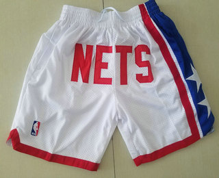 Men's Brooklyn Nets White Just Don Shorts Swingman Shorts