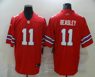 Men's Buffalo Bills #11 Cole Beasley Red 2017 Vapor Untouchable Stitched NFL Nike Limited Jersey