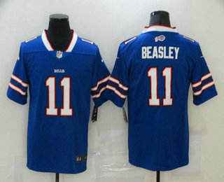 Men's Buffalo Bills #11 Cole Beasley Royal Blue 2020 Vapor Untouchable Stitched NFL Nike Limited Jersey