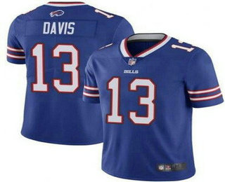 Men's Buffalo Bills #13 Gabriel Davis Limited Blue Vapor Jersey