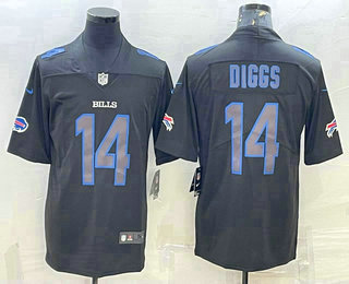 Men's Buffalo Bills #14 Stefon Diggs Black 2018 Impact Limited Stitched Jersey