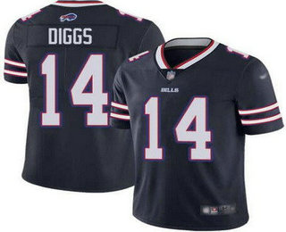 Men's Buffalo Bills #14 Stefon Diggs Navy Blue 2019 Inverted Legend Stitched NFL Nike Limited Jersey