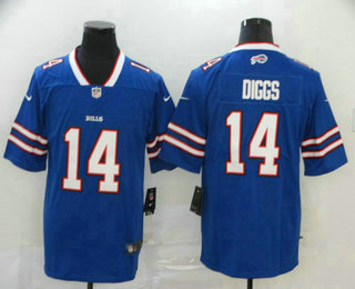 Men's Buffalo Bills #14 Stefon Diggs Royal Blue 2020 Vapor Untouchable Stitched NFL Nike Limited Jersey