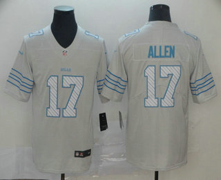 Men's Buffalo Bills #17 Josh Allen White 2019 City Edition Vapor Stitched NFL Nike Limited Jersey