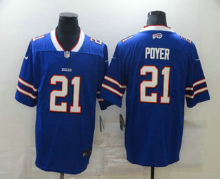 Men's Buffalo Bills #21 Jordan Poyer Royal Blue 2020 Vapor Untouchable Stitched NFL Nike Limited Jersey