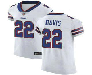 Men's Buffalo Bills #22 Vontae Davis White 2018 Vapor Untouchable Stitched NFL Nike Elite Jersey