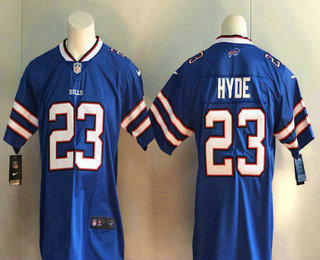 Men's Buffalo Bills #23 Micah Hyde Royal Blue 2017 Vapor Untouchable Stitched NFL Nike Limited Jersey