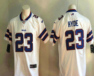 Men's Buffalo Bills #23 Micah Hyde White 2017 Vapor Untouchable Stitched NFL Nike Limited Jersey