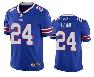 Men's Buffalo Bills #24 Kaiir Elam Blue Vapor Untouchable Limited Stitched Jersey