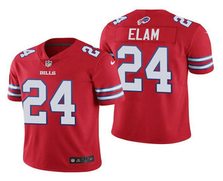 Men's Buffalo Bills #24 Kaiir Elam Red 2022 Vapor Untouchable Stitched NFL Nike Limited Jersey