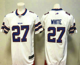 Men's Buffalo Bills #27 Duke Williams White White 2018 Vapor Untouchable Stitched NFL Nike Limited Jersey