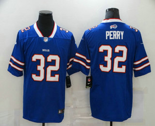 Men's Buffalo Bills #32 Senorise Perry Royal Blue 2020 Vapor Untouchable Stitched NFL Nike Limited Jersey