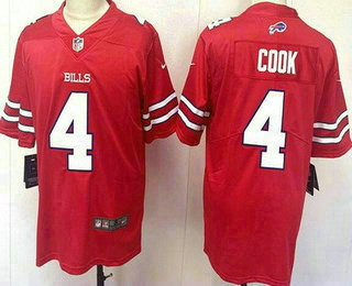 Men's Buffalo Bills #4 James Cook Limited Red Vapor Jersey