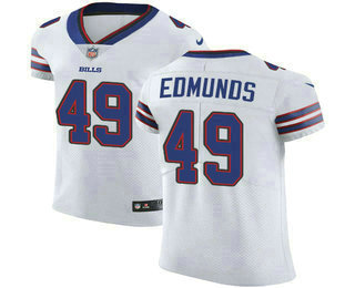 Men's Buffalo Bills #49 Tremaine Edmunds White 2018 Vapor Untouchable Stitched NFL Nike Elite Jersey