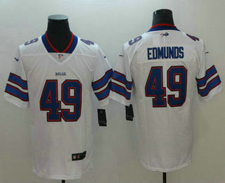 Men's Buffalo Bills #49 Tremaine Edmunds White 2018 Vapor Untouchable Stitched NFL Nike Limited Jersey