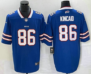Men's Buffalo Bills #86 Dalton Kincaid Blue 2022 Vapor Untouchable Stitched Limited Jersey