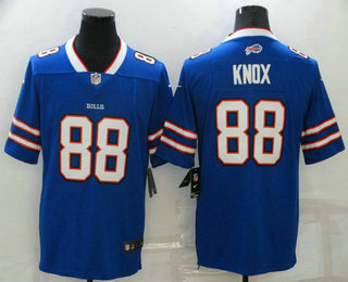 Men's Buffalo Bills #88 Dawson Knox Royal Blue 2021 Vapor Untouchable Stitched NFL Nike Limited Jersey