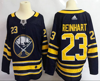 Men's Buffalo Sabres #23 Sam Reinhart Navy Blue 2017-2018 Hockey Adidas Stitched NHL Jersey