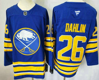 Men's Buffalo Sabres #26 Rasmus Dahlin Blue 2024 Stitched Jersey