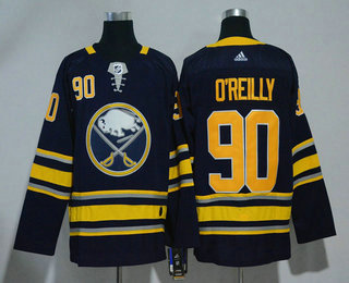 Men's Buffalo Sabres #90 Ryan O'Reilly Navy Blue 2017-2018 Hockey Adidas Stitched NHL Jersey