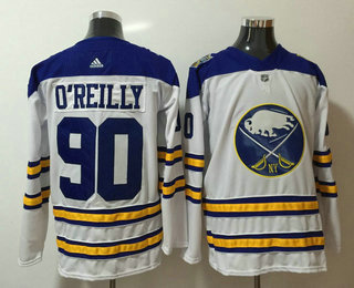 Men's Buffalo Sabres #90 Ryan O'Reilly White 2017-2018 Hockey Adidas Stitched NHL Jersey