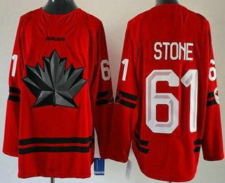 Men's Canada #61 Mark Stone Red 2026 Olympics Authentic Jersey