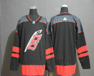 Men's Carolina Hurricanes Blank Black Adidas Stitched NHL Jersey