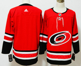 Men's Carolina Hurricanes Blank Red 2017-2018 Hockey Adidas Stitched NHL Jersey