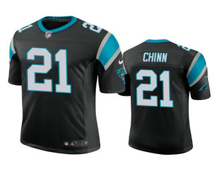 Men's Carolina Panthers #21 Jeremy Chinn Black 2020 NFL Draft Vapor Limited Jersey