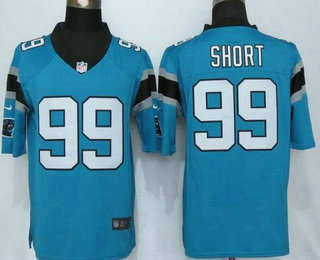 Men's Carolina Panthers #99 Kawann Short Light Blue Alternate NFL Nike Limited Jersey