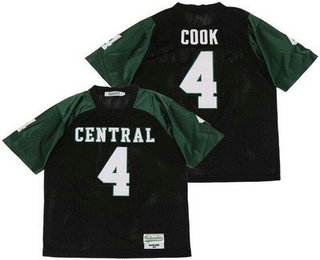 Men's Century High School #4 Dalvin Cook Black Football Jersey