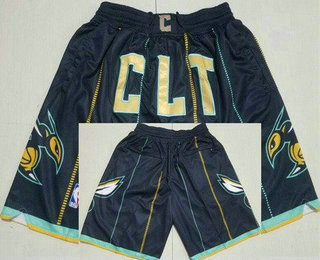 Men's Charlotte Hornets Black City Just Don Shorts