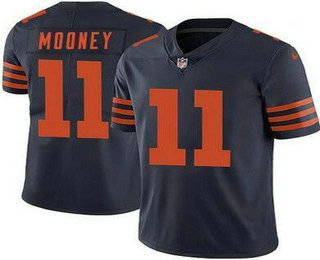 Men's Chicago Bears #11 Darnell Mooney Limited Navy Alternate Vapor Jersey