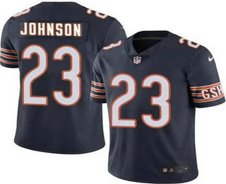 Men's Chicago Bears #23 Roschon Johnson Limited Navy Vapor Jersey