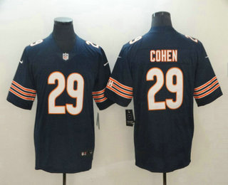 Men's Chicago Bears #29 Tarik Cohen Blue 2017 Vapor Untouchable Stitched NFL Nike Limited Jersey