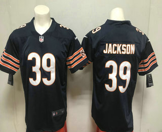 Men's Chicago Bears #39 Eddie Jackson Blue 2017 Vapor Untouchable Stitched NFL Nike Limited Jersey