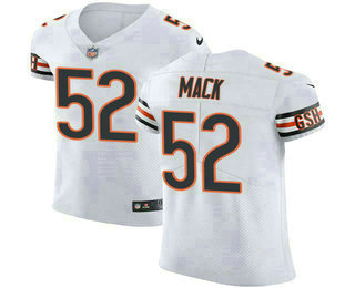 Men's Chicago Bears #52 Khalil Mack White 2018 Vapor Untouchable Stitched NFL Nike Elite Jersey