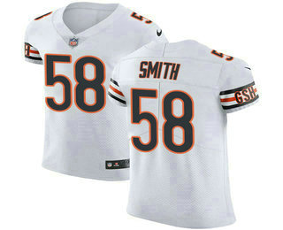 Men's Chicago Bears #58 Roquan Smith White 2018 Vapor Untouchable Stitched NFL Nike Elite Jersey