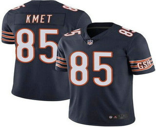 Men's Chicago Bears #85 Cole Kmet Limited Navy Vapor Jersey