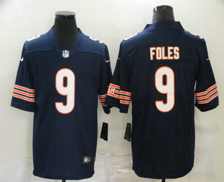 Men's Chicago Bears #9 Nick Foles Blue 2017 Vapor Untouchable Stitched NFL Nike Limited Jersey