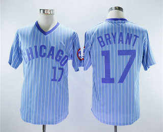 Men's Chicago Cubs #17 Mark Grace Retired Light Blue 1979 Turn Back The Clock Stitched Baseball Jersey