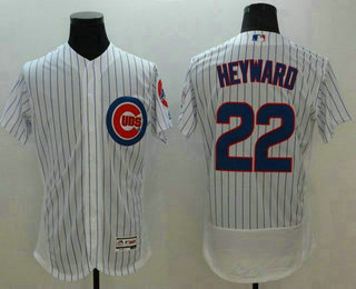 Men's Chicago Cubs #22 Jason Heyward White Flexbase 2016 MLB Player Jersey