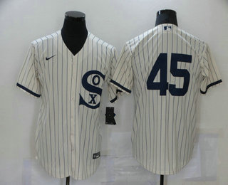 Men's Chicago White Sox #45 Michael Jordan 2021 Cream Field of Dreams Cool Base Stitched Nike Jersey