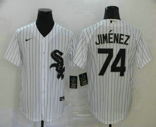 Men's Chicago White Sox #74 Eloy Jimenez White Stitched MLB Cool Base Nike Jersey