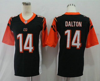 Men's Cincinnati Bengals #14 Andy Dalton Black 2017 Vapor Untouchable Stitched NFL Nike Limited Jersey